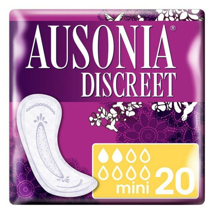 Absorbante pentru Incontinenţă Mini Ausonia Discreet (20 uds) 20 Unități (20 uds)