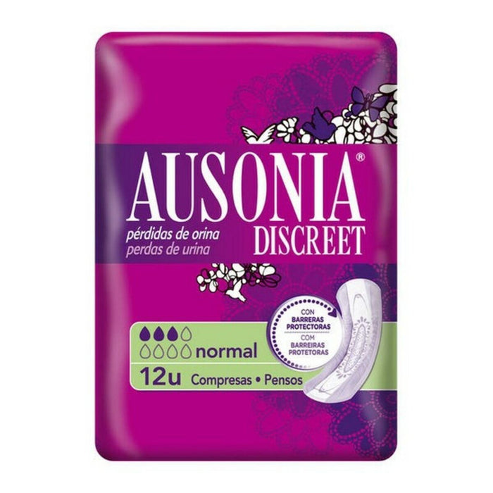 Absorbante pentru Incontinenţă Normal Ausonia Discreet (12 uds) 12 Unități