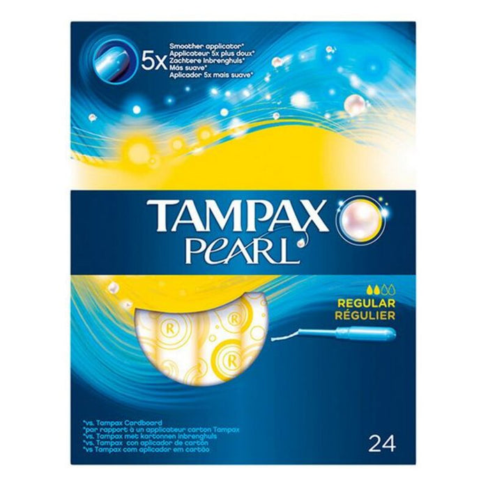 Pachet de Tampoane Pearl Regular Tampax Tampax Pearl (24 uds) 24 uds