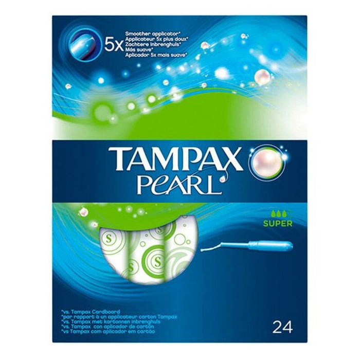 Pachet de Tampoane Pearl Super Tampax Tampax Pearl (24 uds) 24 uds