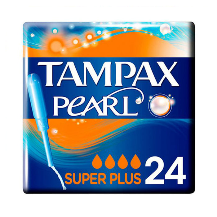 Pachet de Tampoane Pearl Super Plus Tampax Tampax Pearl (24 uds) 24 uds