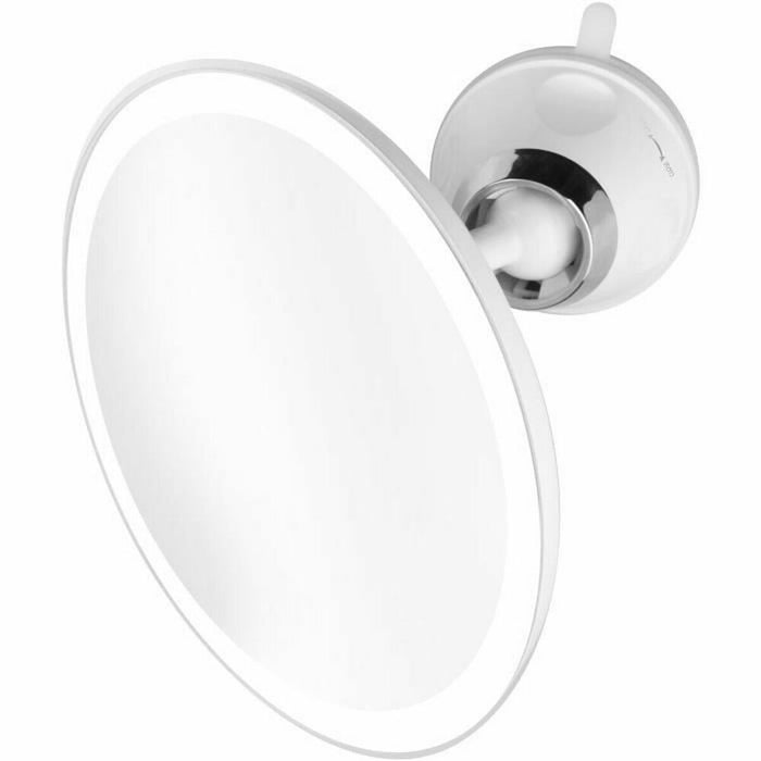 Oglindă cosmetică cu LED cu picior flexibil și ventuză Medisana CM 850 Alb