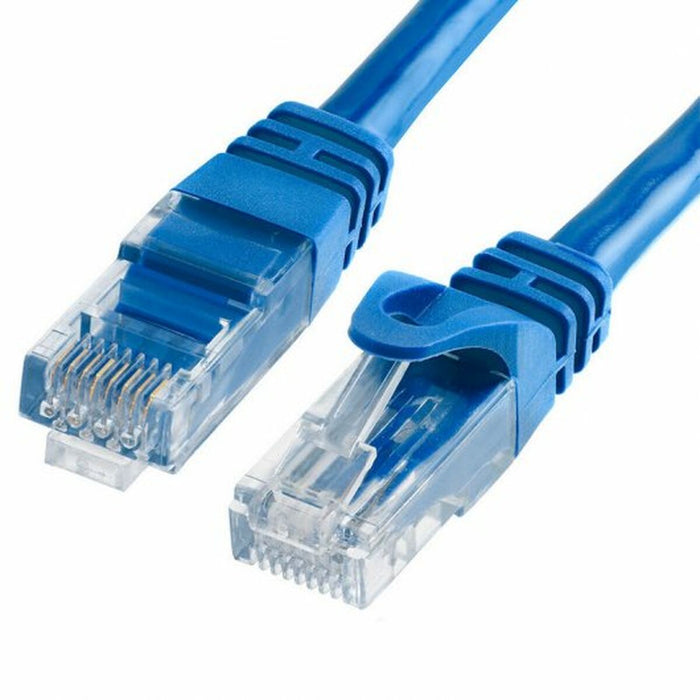 Cablu de Rețea Rigid UTP Categoria 6 Equip 625437 Albastru 50 cm 0,5 m