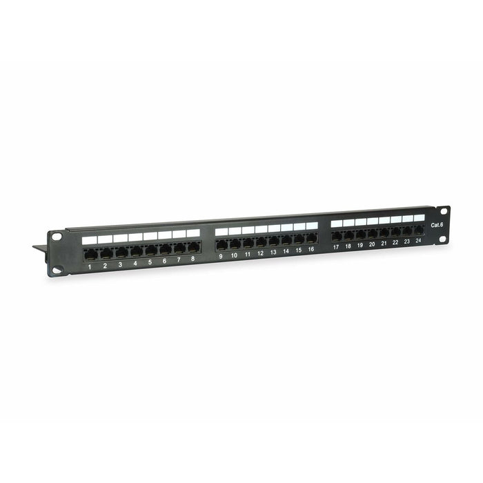 Panou Patch 24 Porturi UTP Categoria 6 Equip 135425 Negru