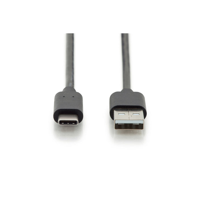 Cablu USB A la USB C Digitus by Assmann AK-300148-030-S Negru 3 m