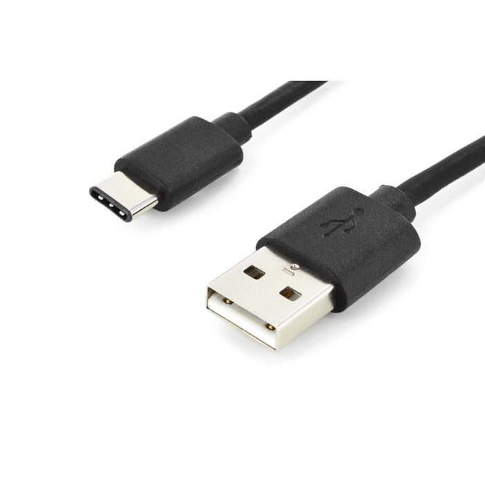 Cablu USB A la USB-C Digitus by Assmann AK-300148-040-S Negru