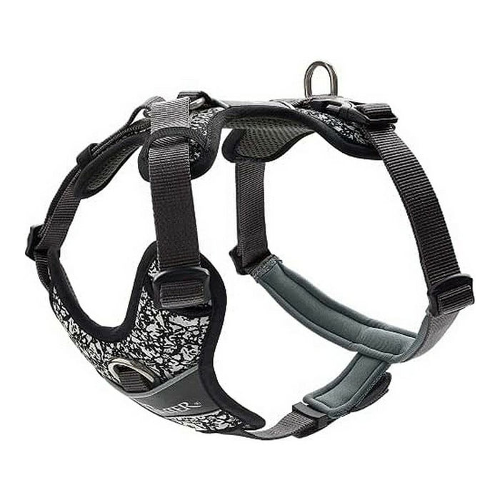 Ham pentru câini Hunter Divo Reflectorizant/ă Negru/Gri Mărimea S/M (52-68 cm)