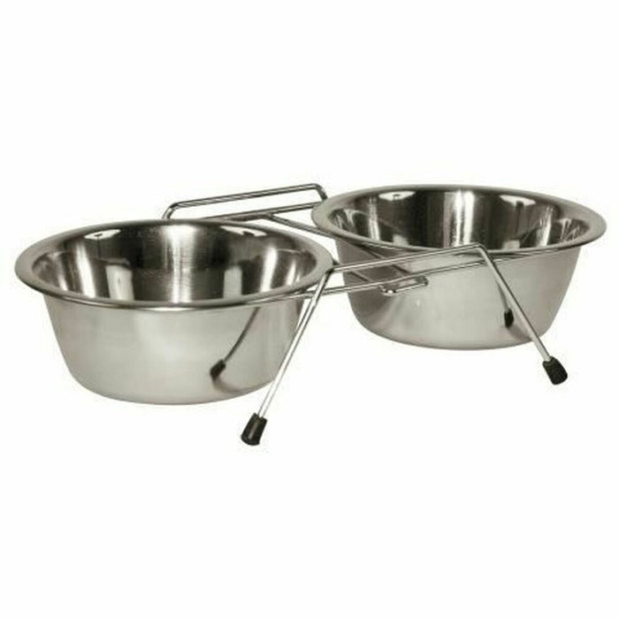 Dispozitiv de hrănire pentru câini Kerbl Double 450 ml