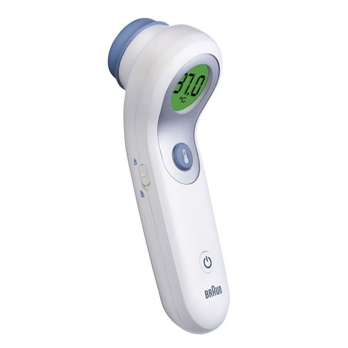 Termometru fara contact, pentru copii/adulti, Braun, Multicolor