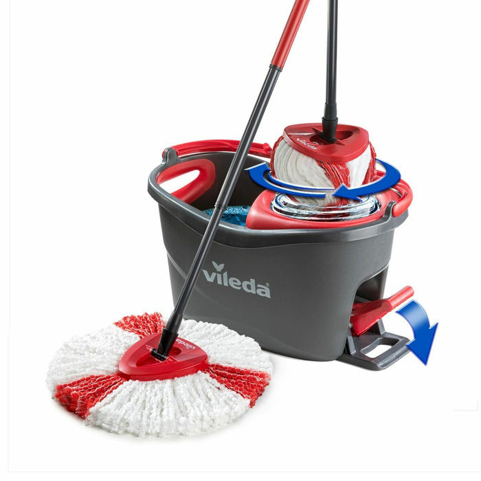 Mop with Bucket Vileda mop en steel Supermocio 3Action