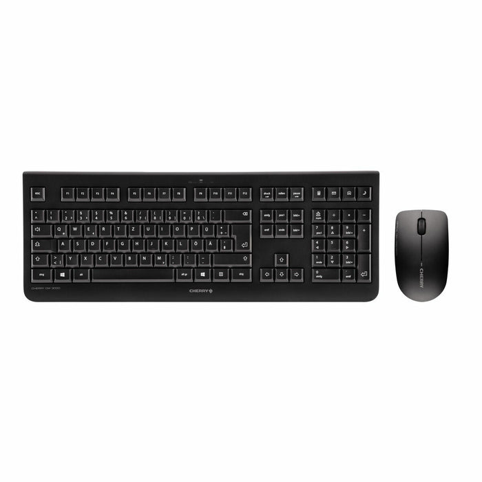 Tastatură și Mouse Fără Fir Cherry JD-0710ES-2 Negru Qwerty Spaniolă QWERTY