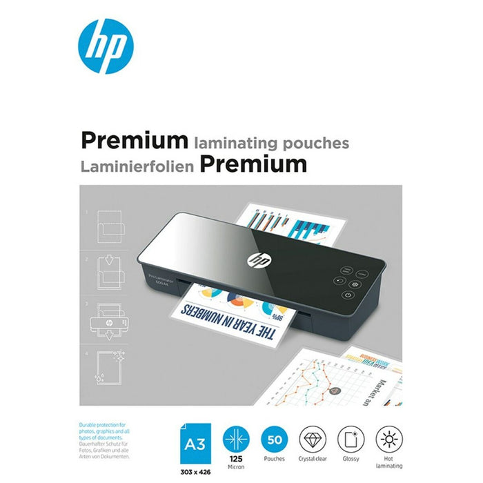 Manșoane de plastifiere Hewlett Packard HPF9127A3125050 (50 Unități)
