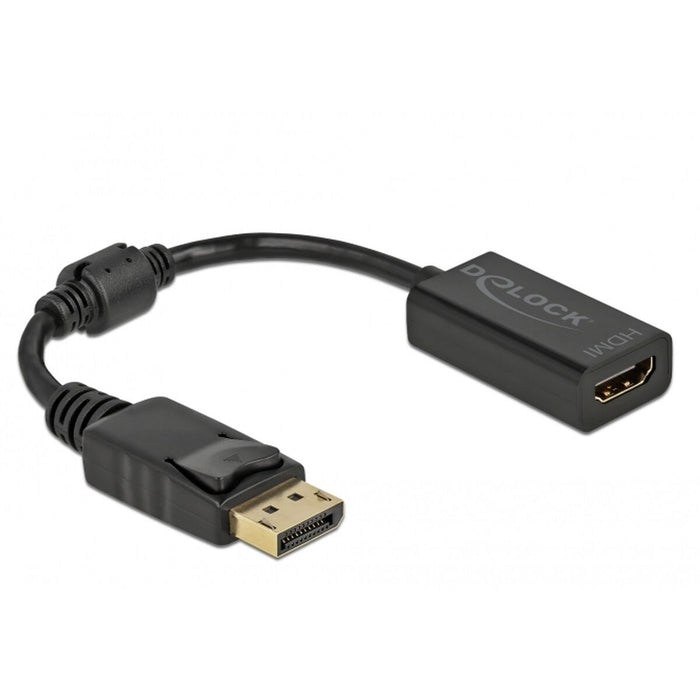 Adaptor DisplayPort la HDMI DELOCK 61011 Negru 15 cm