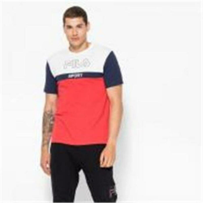 Tricou cu Mânecă Scurtă Bărbați Fila 682859 Alb