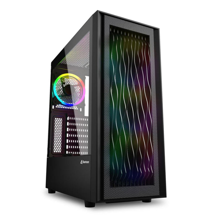 Unitate Semi-tower ATX Sharkoon RGB Wave Negru