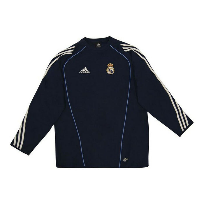 Hanorac fără Glugă Copii Adidas REAL SWT TOP Negru