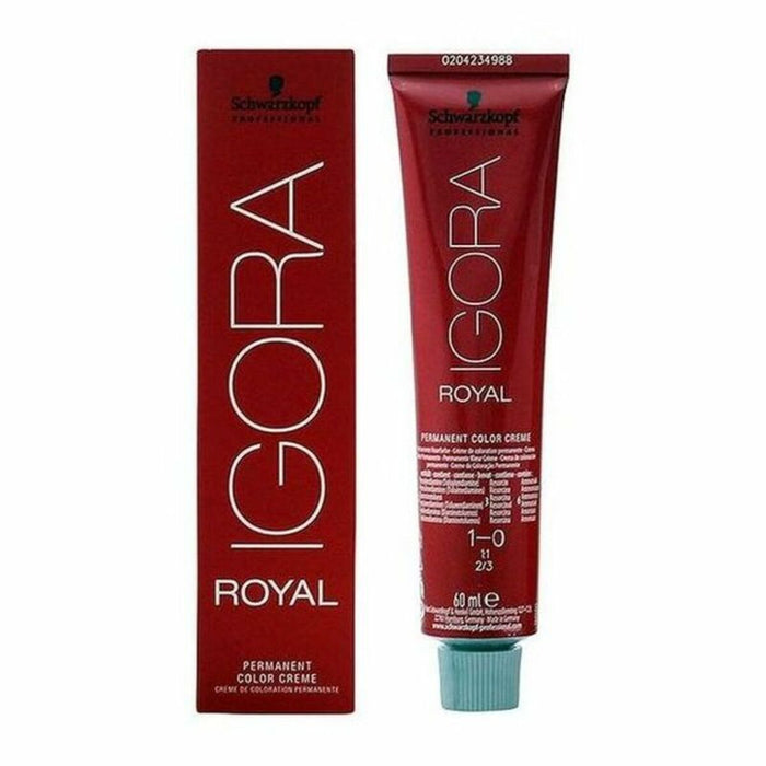 Vopsea Permanentă Igora Royal Schwarzkopf Igora Royal 1-0 Nº 1-0 Nº 9.0-rubio muy claro Nº 8.0-rubio claro 60 ml