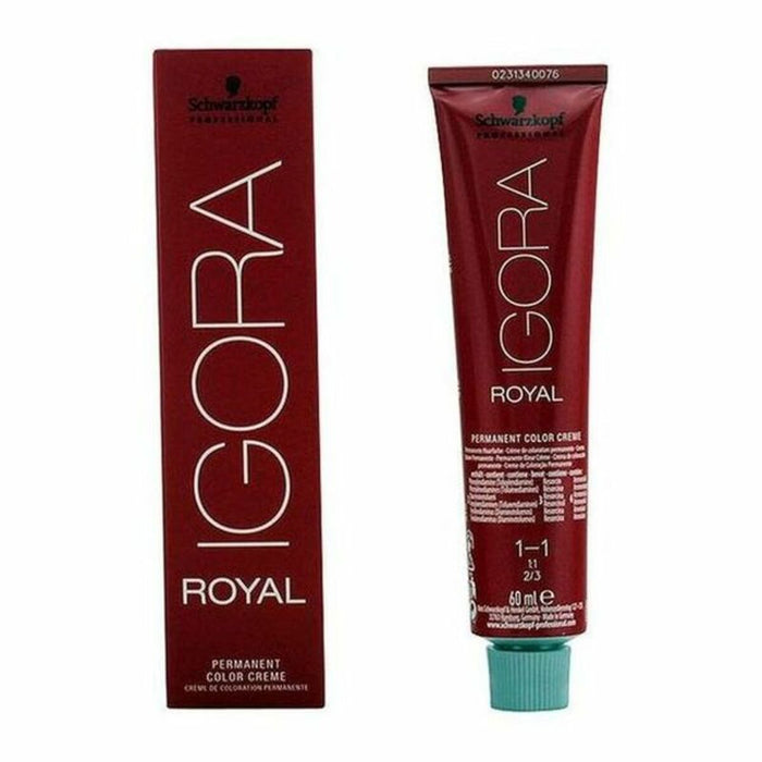 Vopsea Fără Amoniac Igora Royal Schwarzkopf 1005 Nº 1-1 Nº 9.0-rubio muy claro Nº 8.0-rubio claro 60 ml