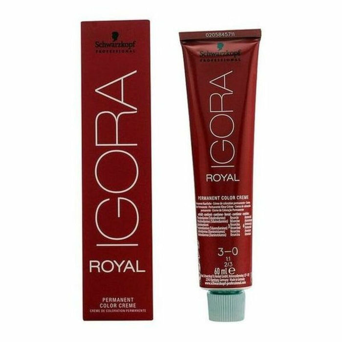 Vopsea Permanentă Igora Royal Schwarzkopf Igora Royal 3-0 Nº 3-0 Nº 9.0-rubio muy claro Nº 8.0-rubio claro 60 ml