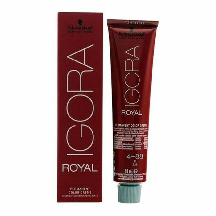 Vopsea Permanentă Igora Royal Schwarzkopf 1023 4-88 Nº 4-88 Nº 9.0-rubio muy claro Nº 8.0-rubio claro 60 ml