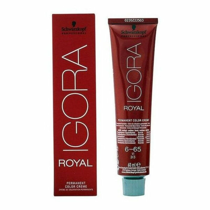 Vopsea Permanentă Schwarzkopf Igora Royal Nº 6-65 (60 ml)