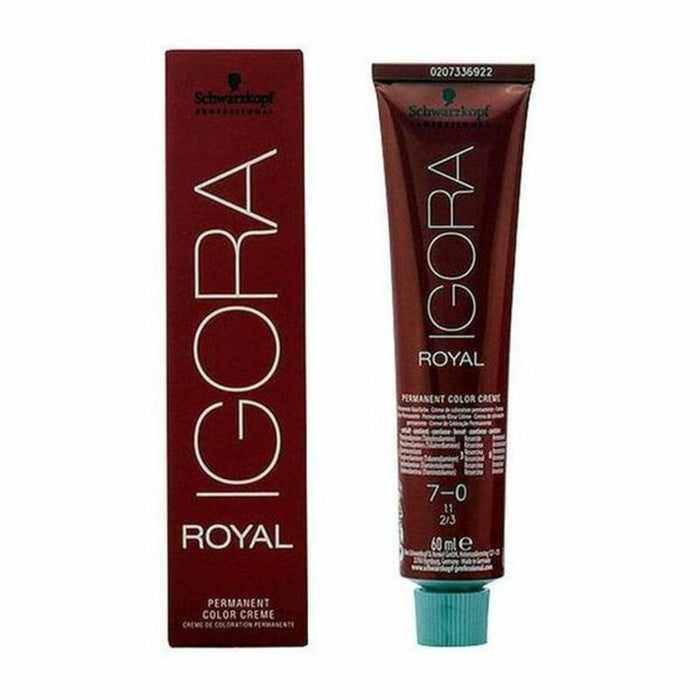 Vopsea Permanentă Igora Royal Schwarzkopf 14608 7-0 Nº 7-0 Nº 9.0-rubio muy claro Nº 8.0-rubio claro 60 ml