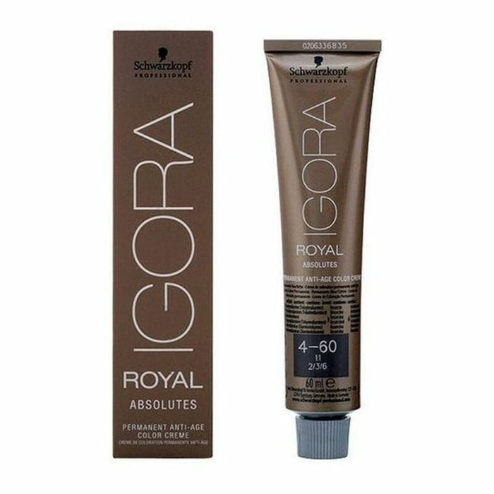 Vopsea Permanentă Anti-aging Igora Royal Absolutes Schwarzkopf 4.04579E+12 Nº 4-60 Nº 4-60 60 ml