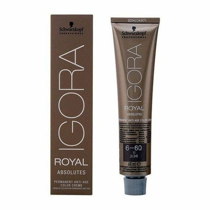 Vopsea Permanentă Anti-aging Igora Royal Absolutes Schwarzkopf 609494 Nº 6-60 Nº 6-60 60 ml