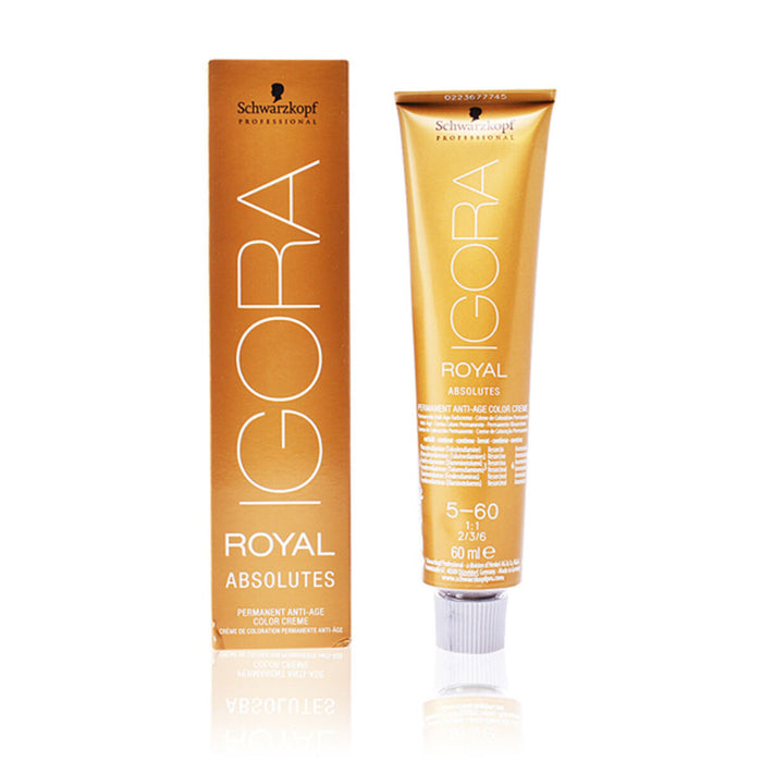 Colorație Gel Anti-aging Igora Absolutes N5-60 Schwarzkopf Igora Royal Absolutes (60 ml) 60 ml