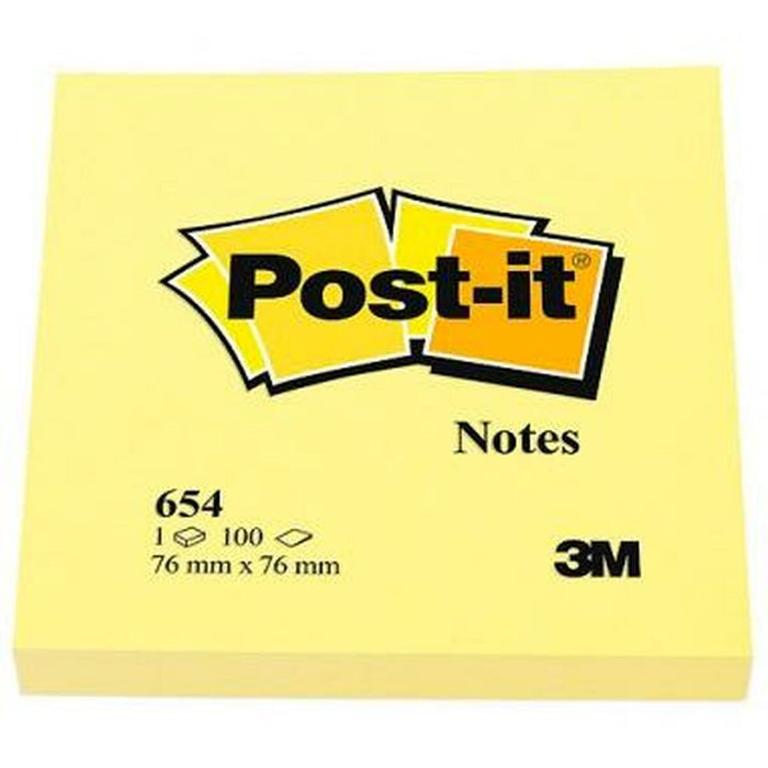 Notițe cu Adeziv Post-it CANARY YELLOW Galben 7,6 x 7,6 cm 36 Unități 36 Piese 76 x 76 mm