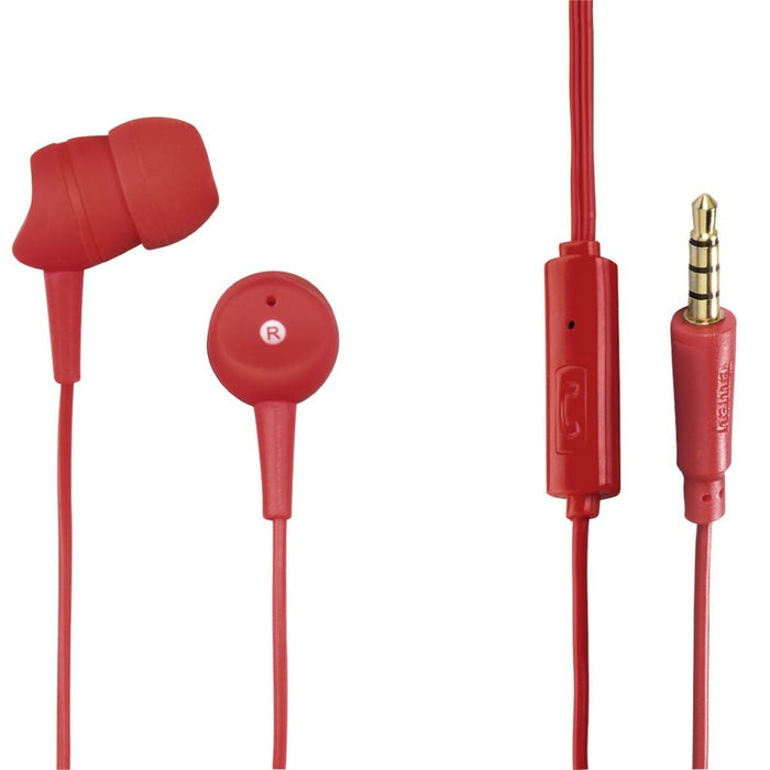 Căști Hama Technics BASIC4PHONE Roșu