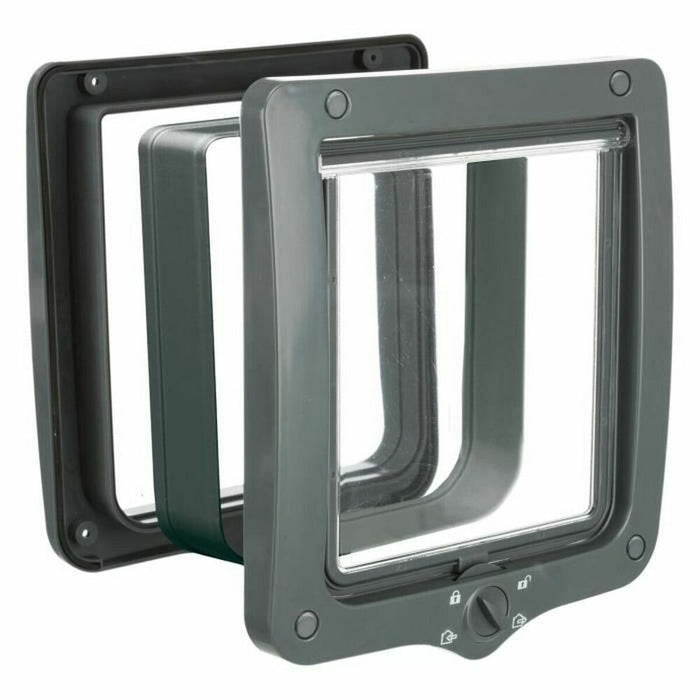 Ușiță pentru pisică Trixie XXL Gri Plastic 24 x 28 cm