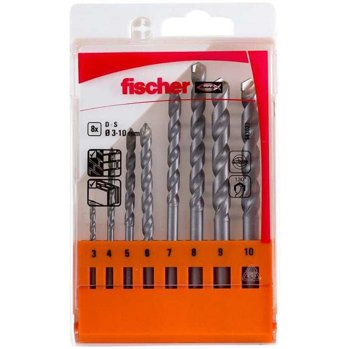 Set de rulouri Fischer 543027 Metal Oțel (8 Piese)