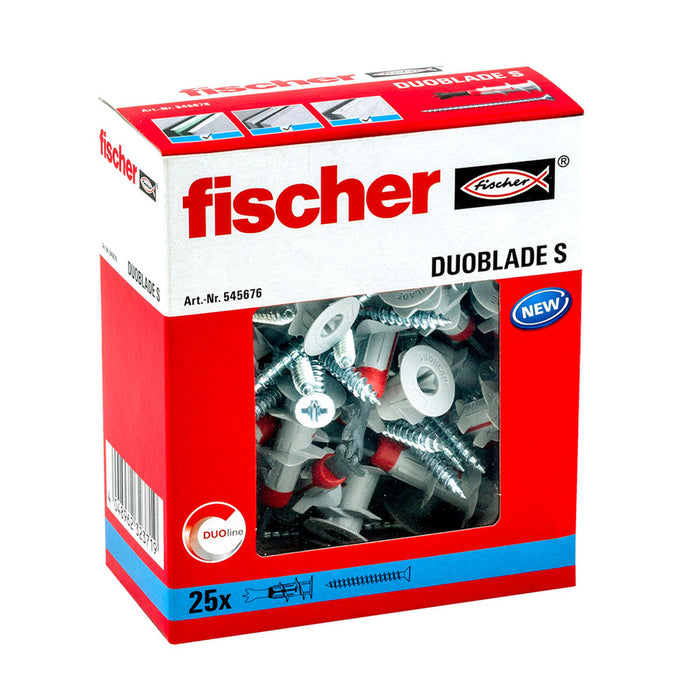 Dibluri și șuruburi Fischer 44 mm (25 Unități)