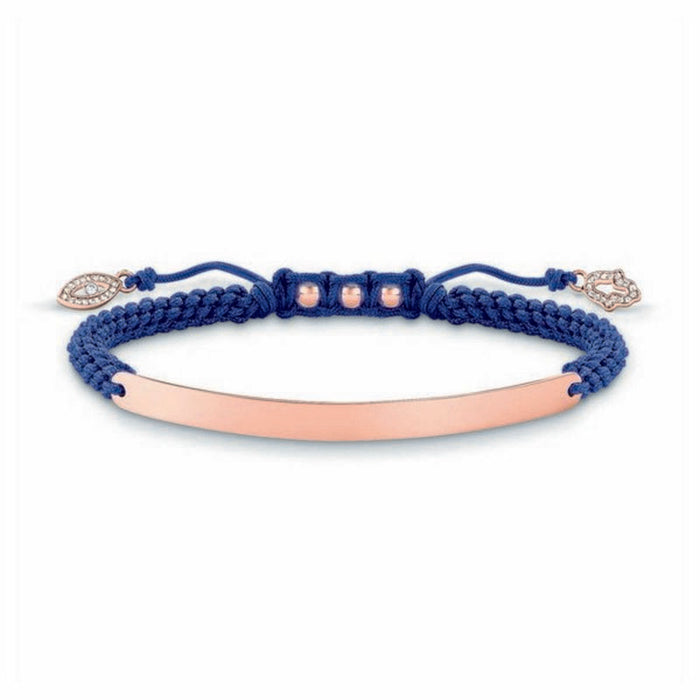 Brățară Damă Thomas Sabo LBA0068-898-1 Albastru Aur roz Argintiu