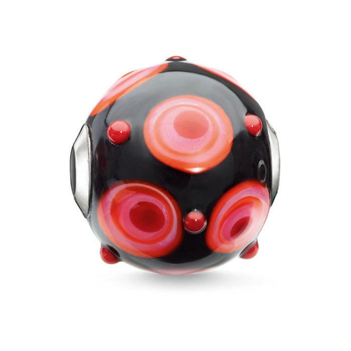 Mărgele Damă Thomas Sabo K0281-017-10 Roșu 1,2 cm