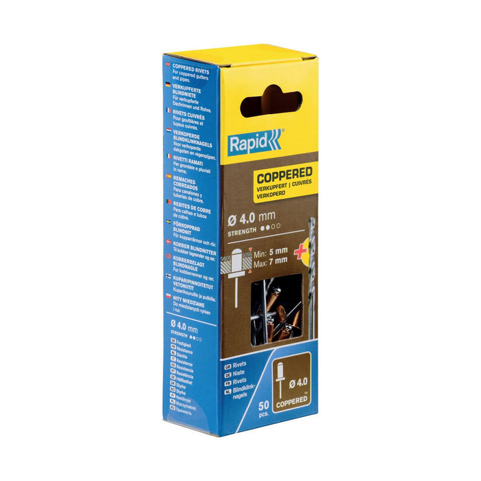 Nituri Rapid 5001462 Ax Ø 4 x 10 mm Cupru Aluminiu (50 Unități)
