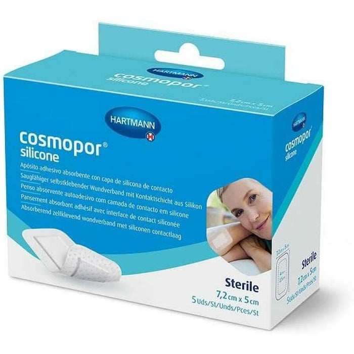 Emplastre Sterilizate Hartmann Cosmopor 7,2 x 5 cm Silicon 5 Unități