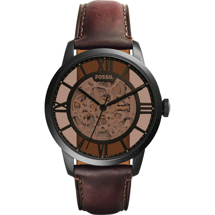 Ceas Bărbați Fossil TOWNSMAN AUTOMATIC Maro (Ø 44 mm)