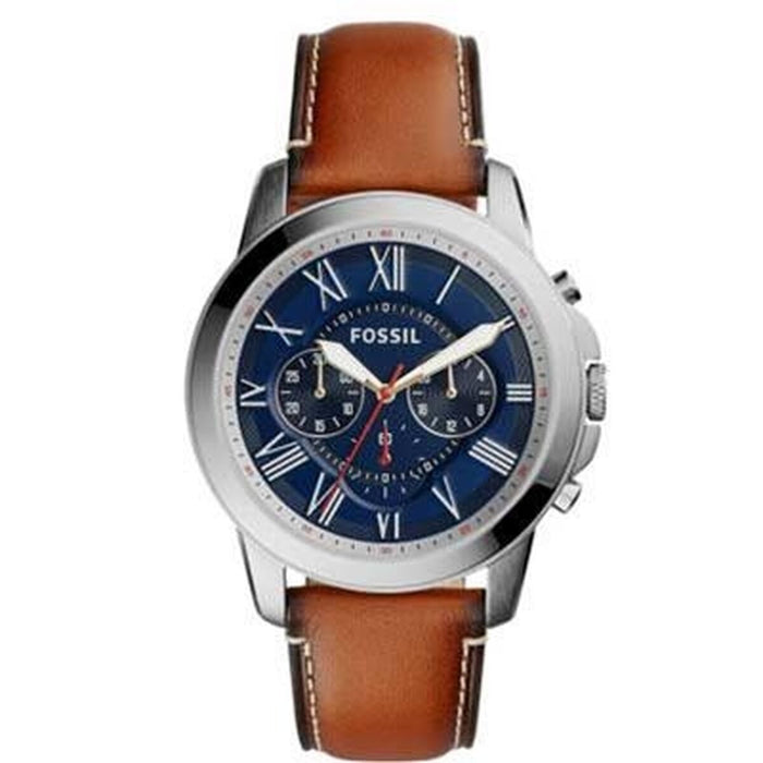 Ceas Bărbați Fossil GRANT Argintiu (Ø 44 mm)
