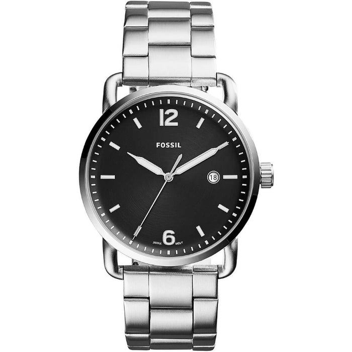 Ceas Bărbați Fossil FS5391 Negru Argintiu