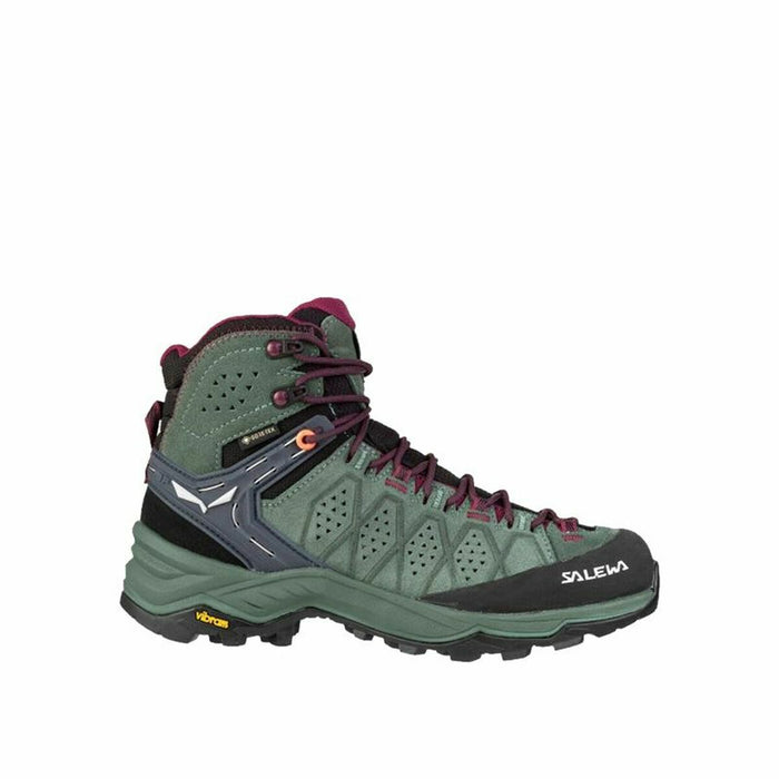 Pantofi sport pentru femei Salewa Trainer 2 Mid Gore Tex Verde