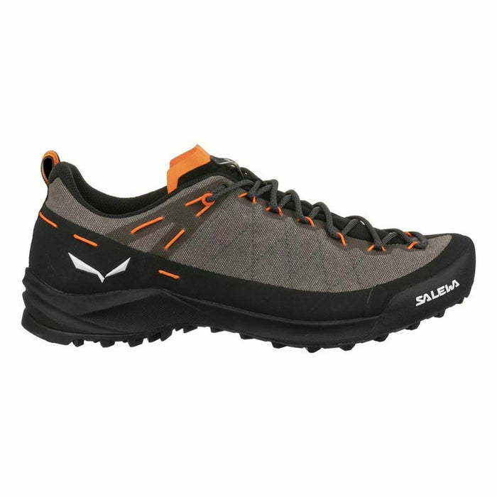 Adidași Salewa Wildfire Canvas Bungee Munte Negru