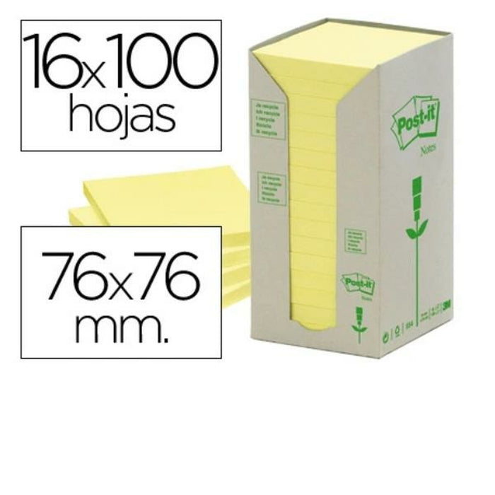 Notițe cu Adeziv Post-it FT510110347 Galben 76 x 76 mm