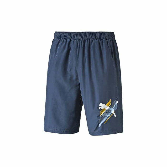 Pantaloni Scurți Sport pentru Bărbați Puma Fun Dry Graphic Albastru închis