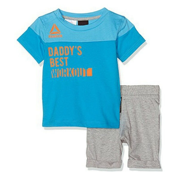 Set Sport pentru Bebeluși Reebok B ES Inf SJ SS Albastru