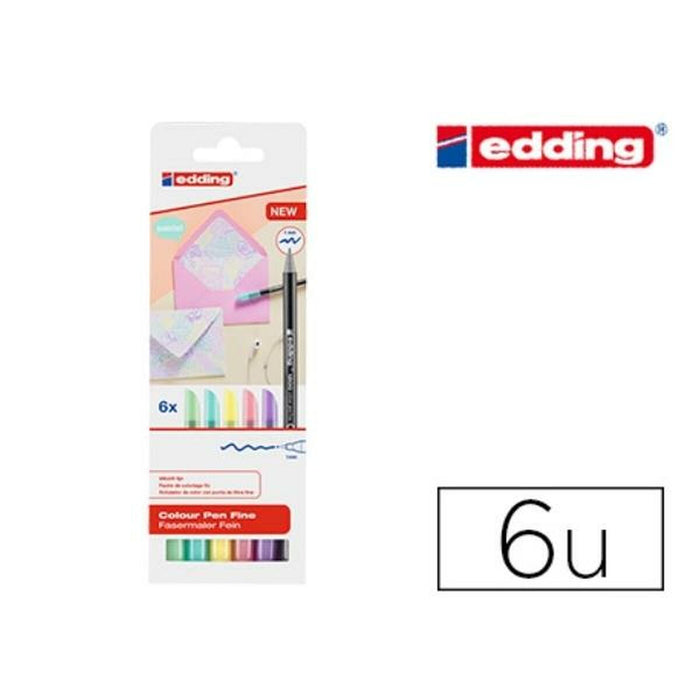 Harta Lumii Răzubilă Edding 1200-6-S (6 Unități)