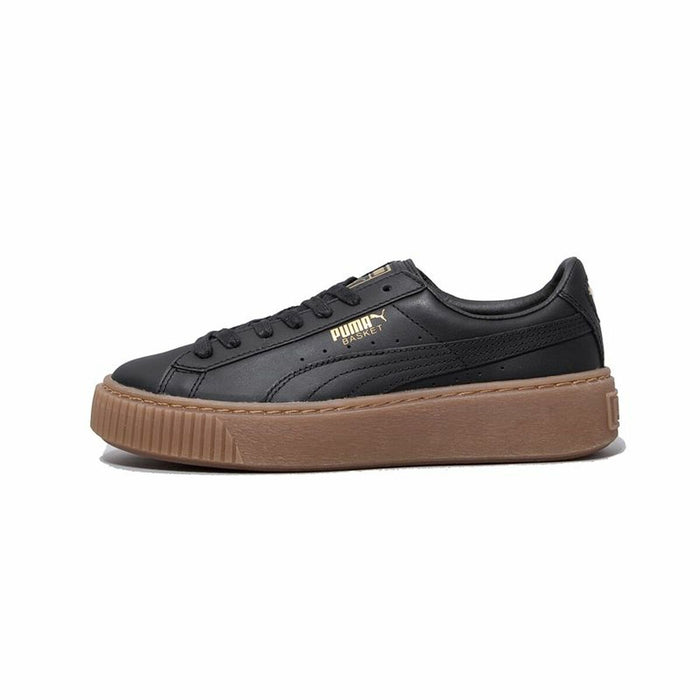 Adidași Casual de Damă Puma Basket Platform Core Negru