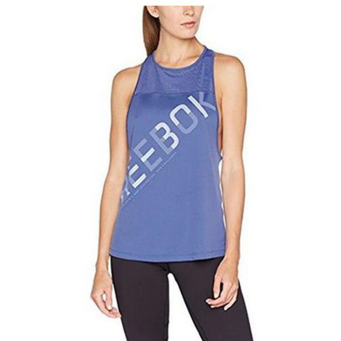 Tricou cu Bretele Damă Reebok Wor Graphic Mesh Tank