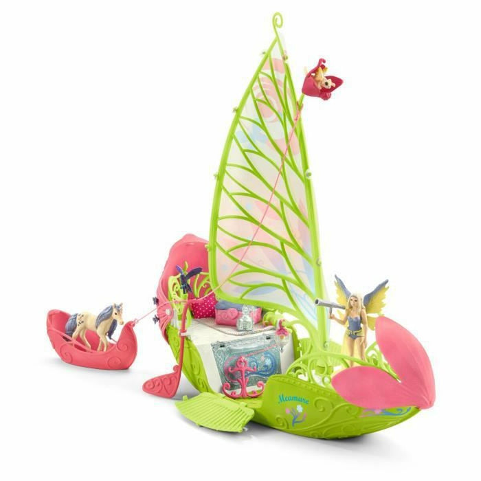 Playset Schleich Sera's magical flower boat 19 Piese Cal